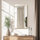 Vinnova 803225-MIR-BG Mutriku 24" W x 45" H Rectangle Aluminum Framed Wall Mount Bathroom Vanity Mirror in Brushed Gold