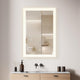 Vinnova 803724R-LED-AC Beijing 24" W x 40" H Rectangular Acrylic Frameless LED Wall Mount Bathroom Vanity Mirror