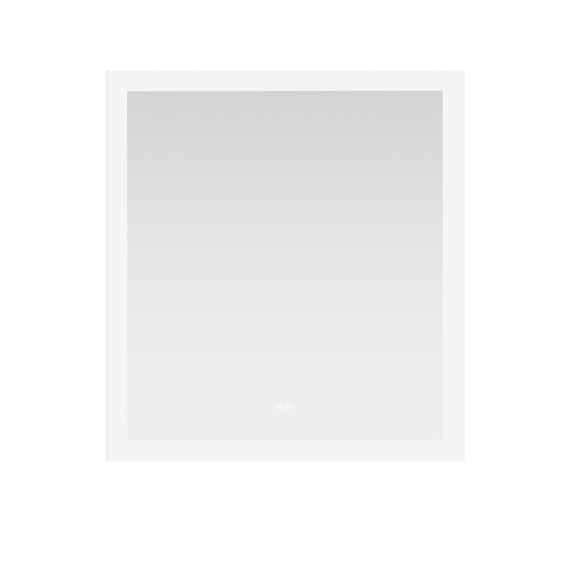 Vinnova 803732R-LED-AC Beijing 32" W x 36" H Rectangular Acrylic Frameless LED Wall Mount Bathroom Vanity Mirror