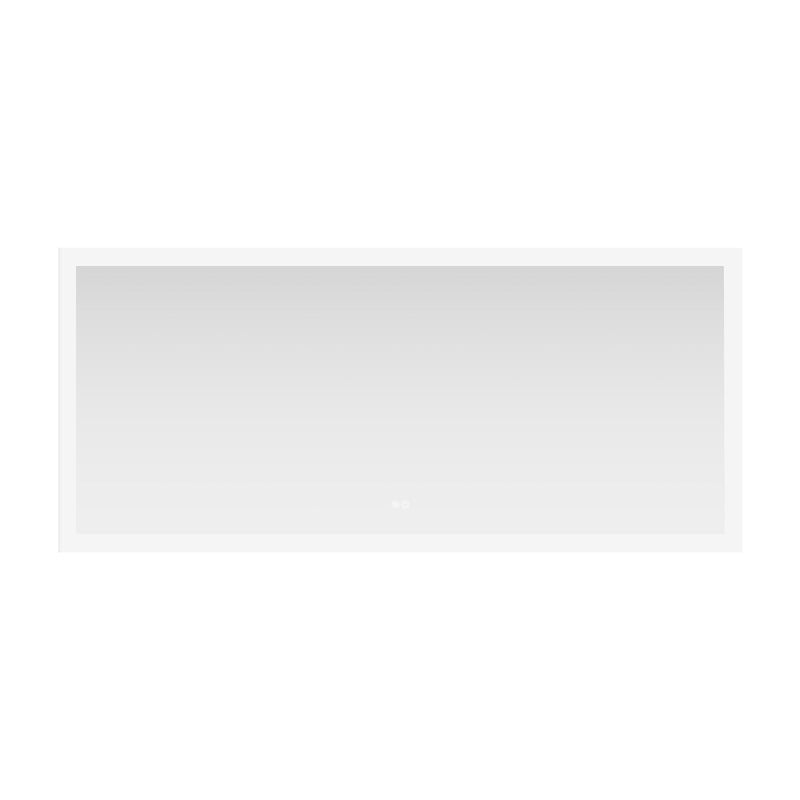 Vinnova 803772R-LED-ACBeijing 72" W x 32" H Rectangular Acrylic Frameless LED Wall Mount Bathroom Vanity Mirror
