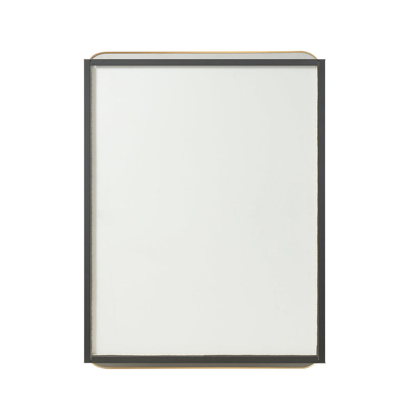 Vinnova 804224-MCB-BG Talayuela 24"W x 32"H Rectangular Aluminum Framed Medicine Cabinet in Brushed Gold