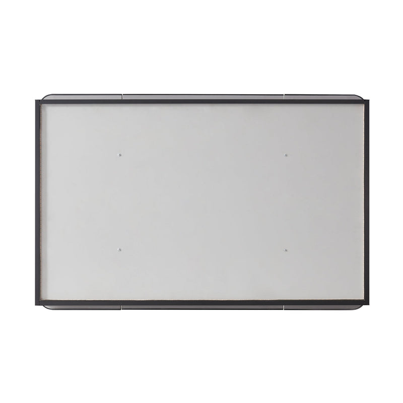 Vinnova 804248-MCB-BB Talayuela 48"W x 32"H Rectangular Aluminum Framed Medicine Cabinet in Brushed Black