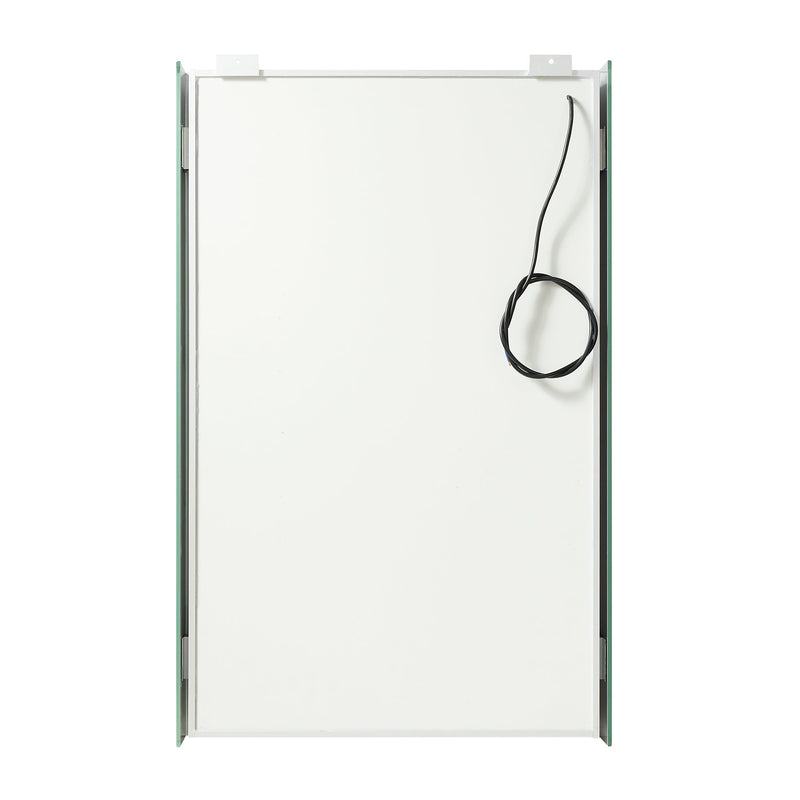 Vinnova 804320R-LED-MC Santona 20" W x 32" H Rectangular Medicine Cabinet with Aluminum Frameless LED Mirror