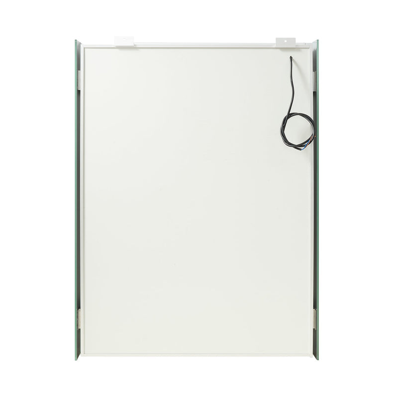Vinnova 804324R-LED-MC Santona 24" W x 32" H Rectangular Medicine Cabinet with Aluminum Frameless LED Mirror