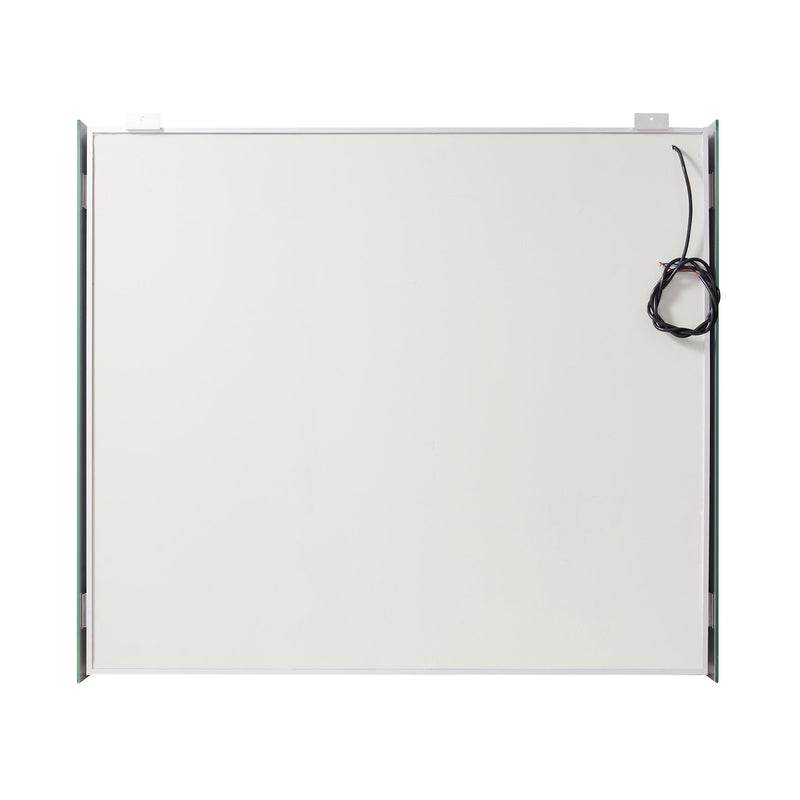 Vinnova 804336R-LED-MC Santona 36" W x 32" H Rectangular Medicine Cabinet with Aluminum Frameless LED Mirror