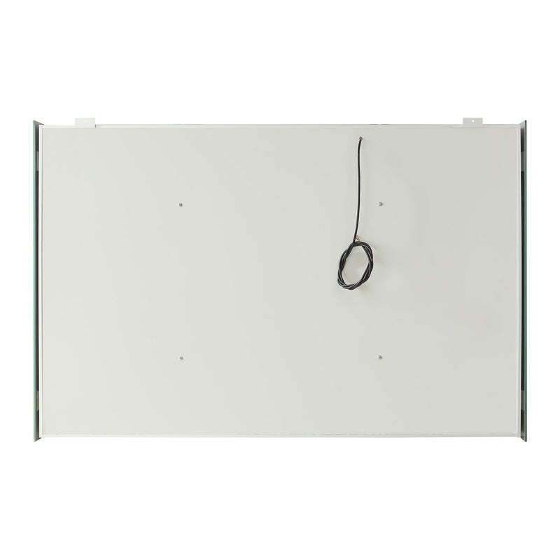 Vinnova 804348R-LED-MC Santona 48" W x 32" H Rectangular Medicine Cabinet with Aluminum Frameless LED Mirror
