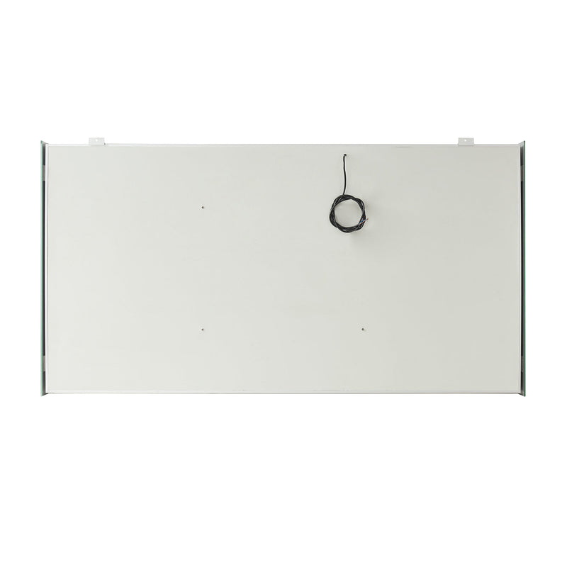 Vinnova 804360R-LED-MC Santona 60" W x 32" H Rectangular Medicine Cabinet with Aluminum Frameless LED Mirror