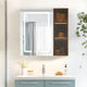 Vinnova 804530-MCB-LED Cervia 30" W x 29.5" H Rectangular Medicine Cabinet with Aluminum Frameless LED Mirror
