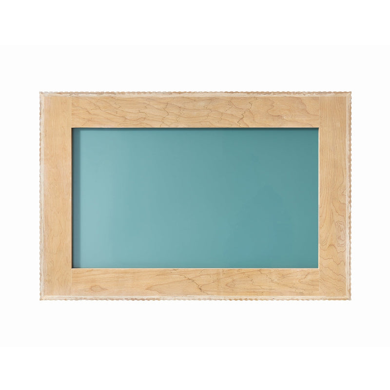 Vinnova 804748-MIR-WA Osaka 48" W x 31.9" H Rectangle Wood Framed Wall Mount Bathroom Vanity Art Mirror in Washed Ash Grey