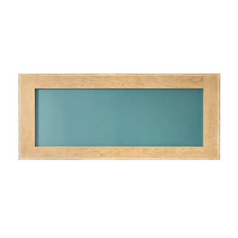 Vinnova 804772-MIR-WA Osaka 72" W x 31.9" H Rectangle Wood Framed Wall Mount Bathroom Vanity Art Mirror in Washed Ash Grey