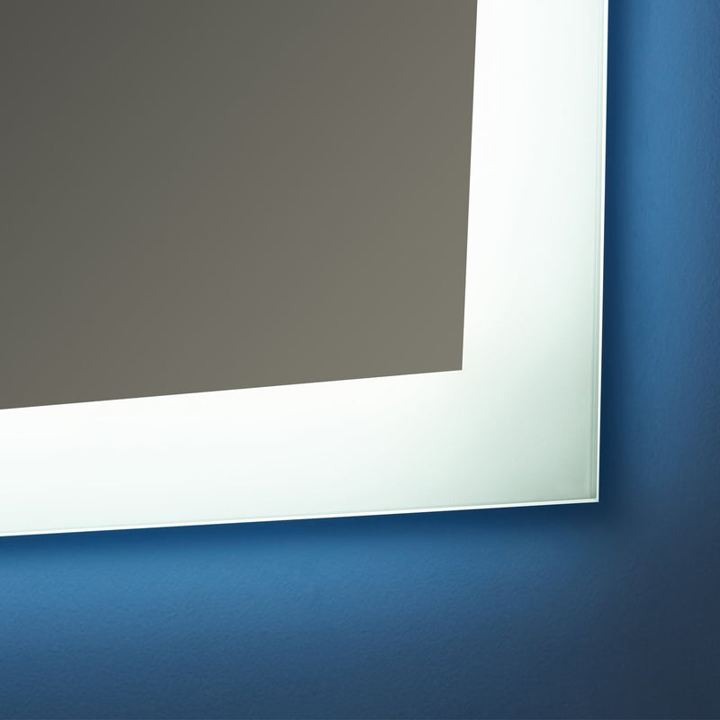 Vinnova 807048R-LED-AC Callista 48" Rectangle LED Lighted Accent Bathroom/Vanity Wall Mirror