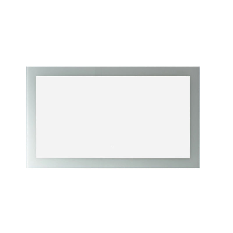 Vinnova 807048R-LED-AC Callista 48" Rectangle LED Lighted Accent Bathroom/Vanity Wall Mirror