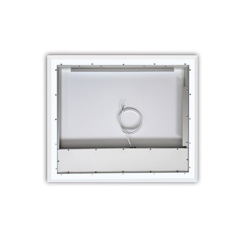 Vinnova 811036R-LED-NF Varese Rectangle LED Lighted Accent Bathroom/Vanity Wall Mirror