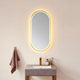 Vinnova 813018O-LED-GF Grande 18" Oval LED Lighted Accent Bathroom/Vanity Wall Mirror