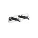 Kube Bath 8154-2 Aqua Rondo Robe Hook with 2 Hooks, Chrome