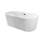 Trone F5930 Flora 59" x 30" Freestanding Acrylic Soaking Bathtub - White - view 5
