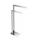 Kube Bath 8216 Aqua Piazza Free Standing Towel Rack, Chrome