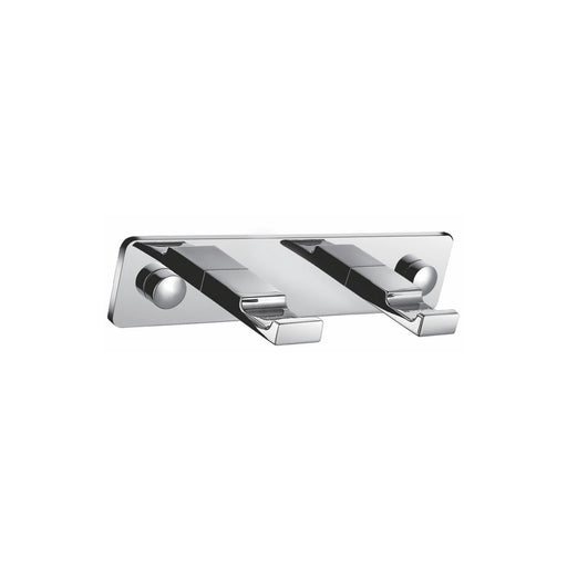 Kube Bath 8219-2 Aqua Piazza Robe Hook with 2 Hooks, Chrome
