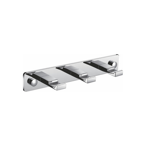 Kube Bath 8219-3 Aqua Piazza Robe Hook with 3 Hooks, Chrome