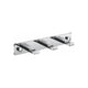 Kube Bath 8219-3 Aqua Piazza Robe Hook with 3 Hooks, Chrome