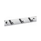 Kube Bath 8220-3 Aqua Chiaro Robe Hook with 3 Hooks, Chrome