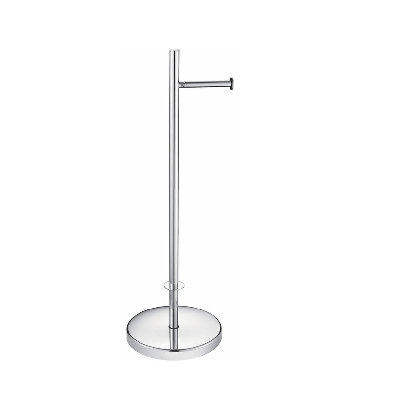 Kube Bath 8232 Aqua Rondo Free Standing Toilet Paper Holder, Chrome