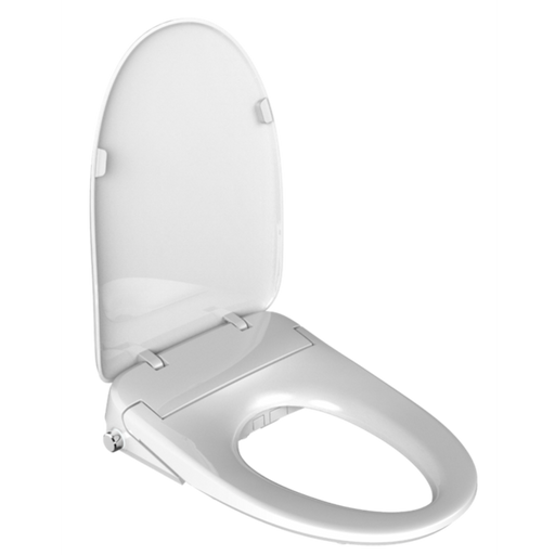 Trone BS2G Doccia Electronic Bidet Seat with Heated Seat, Front and Rear Wash, Dryer and Remote Control - Elongated, White - view 2