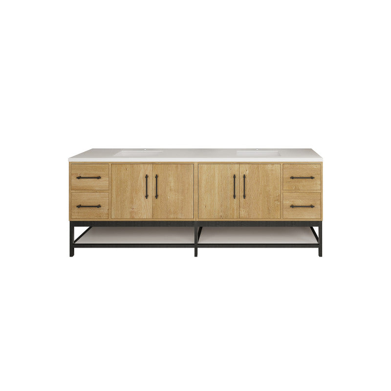 Moreno Bath VICTORIA-FM Victoria Freestanding Open Shelf Bathroom Vanity 24" - 84"