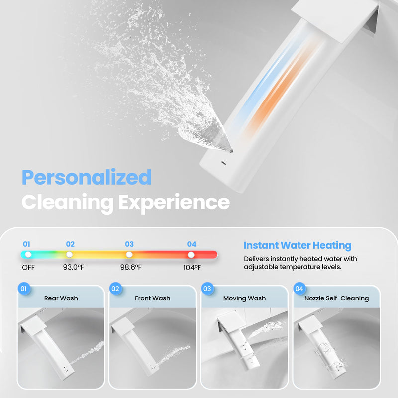 Vinnova 901026-MT-WH Madrid Smart Bidet Toilet MAX Version