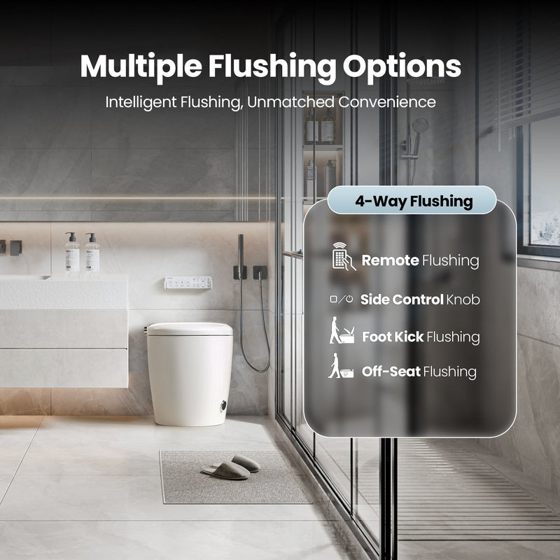 Vinnova 901026-MT-WH Madrid Smart Bidet Toilet MAX Version