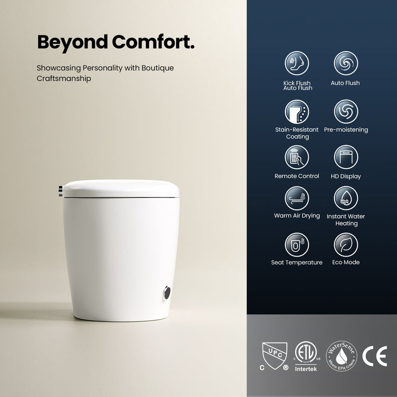 Vinnova 901026-MT-WH Madrid Smart Bidet Toilet MAX Version