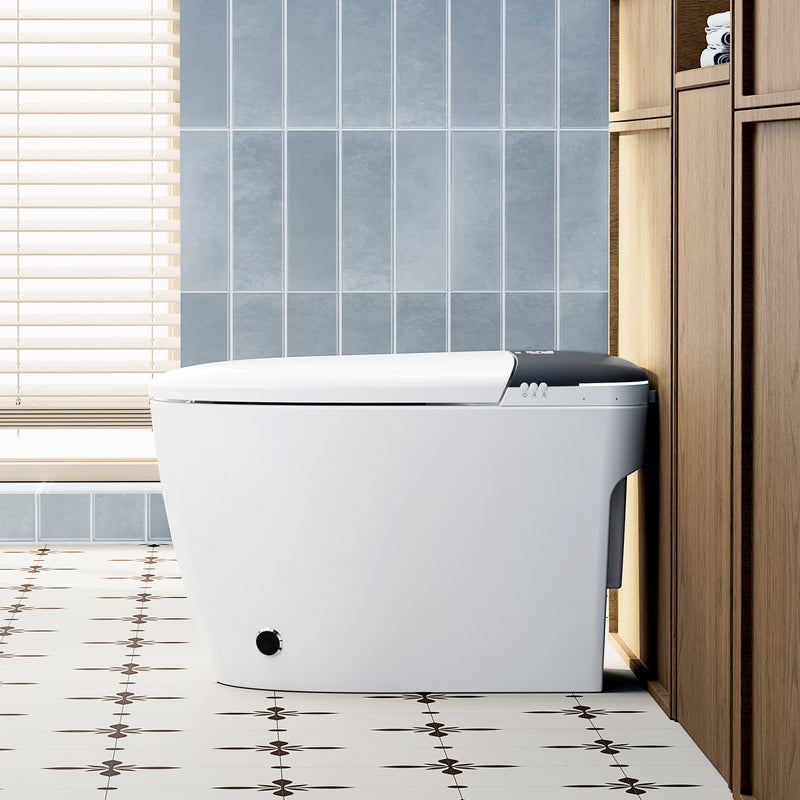 Vinnova 901026-UT-WB Madrid Smart Bidet Toilet ULTRA Version with White/Black Lid - view 4
