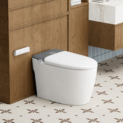 Vinnova 901026-UT-WG Madrid Smart Bidet Toilet ULTRA Version with White/Gray Lid - view 2