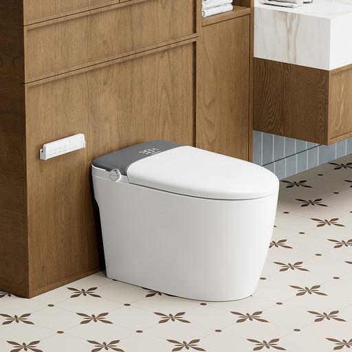 Vinnova 901026-UT-WG Madrid Smart Bidet Toilet ULTRA Version with White/Gray Lid - view 2