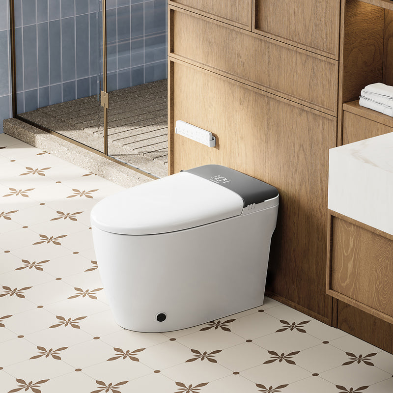 Vinnova 901026-UT-WG Madrid Smart Bidet Toilet ULTRA Version with White/Gray Lid - view 3