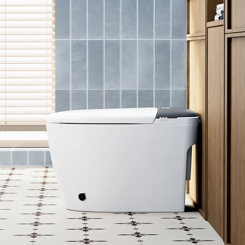 Vinnova 901026-UT-WG Madrid Smart Bidet Toilet ULTRA Version with White/Gray Lid - view 4