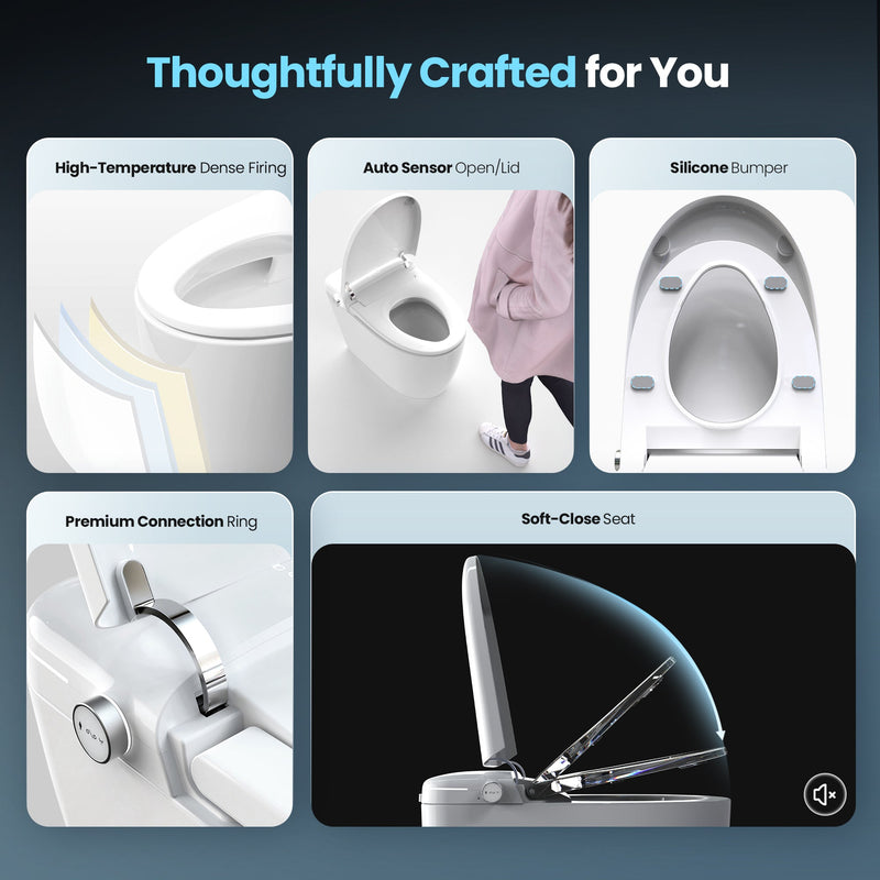 Vinnova 901026-UT-WH Madrid Smart Bidet Toilet ULTRA Version