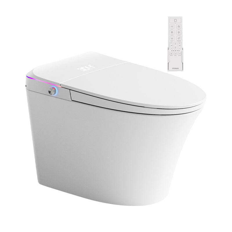 Vinnova 902027-MT-WH Zarautz Elongated  Smart Bidet Toilet MAX Version