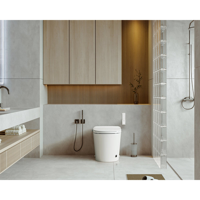 Vinnova 902027-MT-WH Zarautz Elongated  Smart Bidet Toilet MAX Version