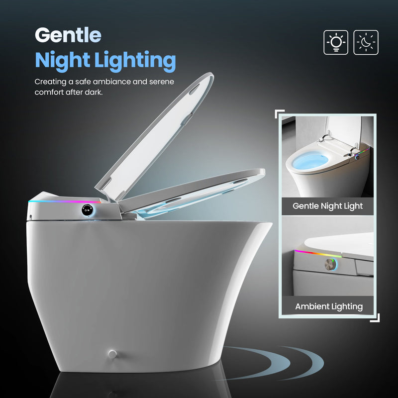 Vinnova 902027-UT-WH Zarautz Elongated  Smart Bidet Toilet ULTRA Version