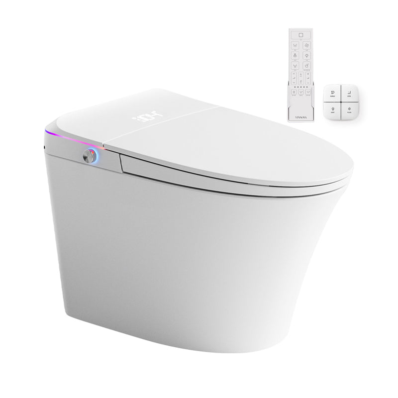 Vinnova 902027-UT-WH Zarautz Elongated  Smart Bidet Toilet ULTRA Version