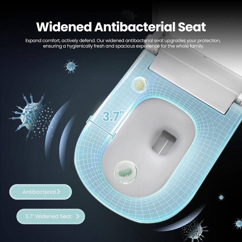 Vinnova 903028-MT-WH Yecla Elongated  Smart Bidet Toilet MAX Version