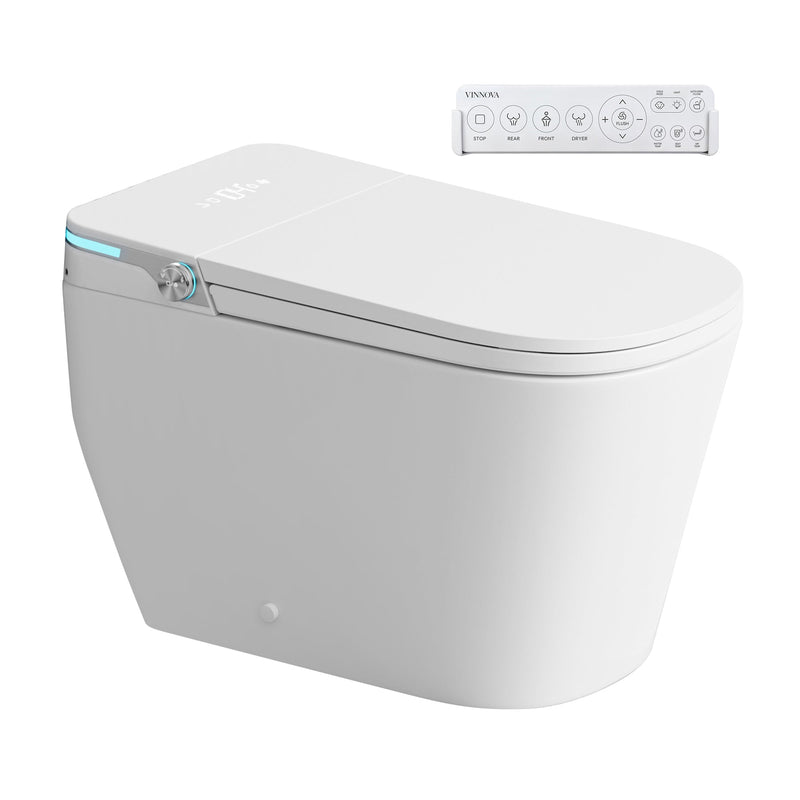 Vinnova 903028-MT-WH Yecla Elongated  Smart Bidet Toilet MAX Version