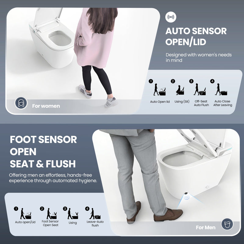 Vinnova 903028-UT-WH Yecla Elongated  Smart Bidet Toilet ULTRA Version