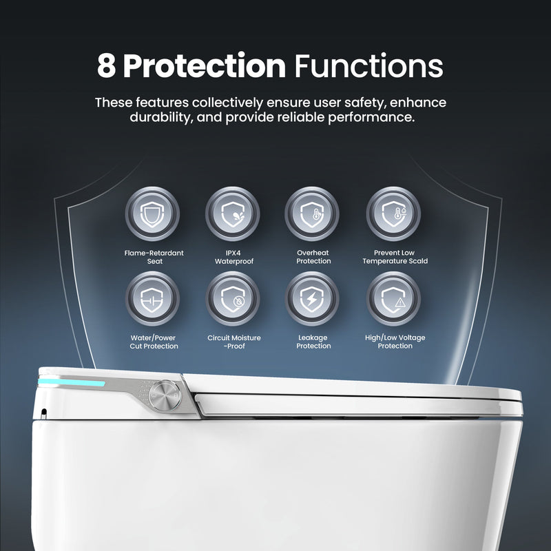Vinnova 903028-UT-WH Yecla Elongated  Smart Bidet Toilet ULTRA Version