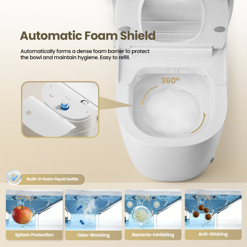 Vinnova 904028-PT-WH Vittuone Elongated  Smart Bidet Toilet ULTRA PLUS Version