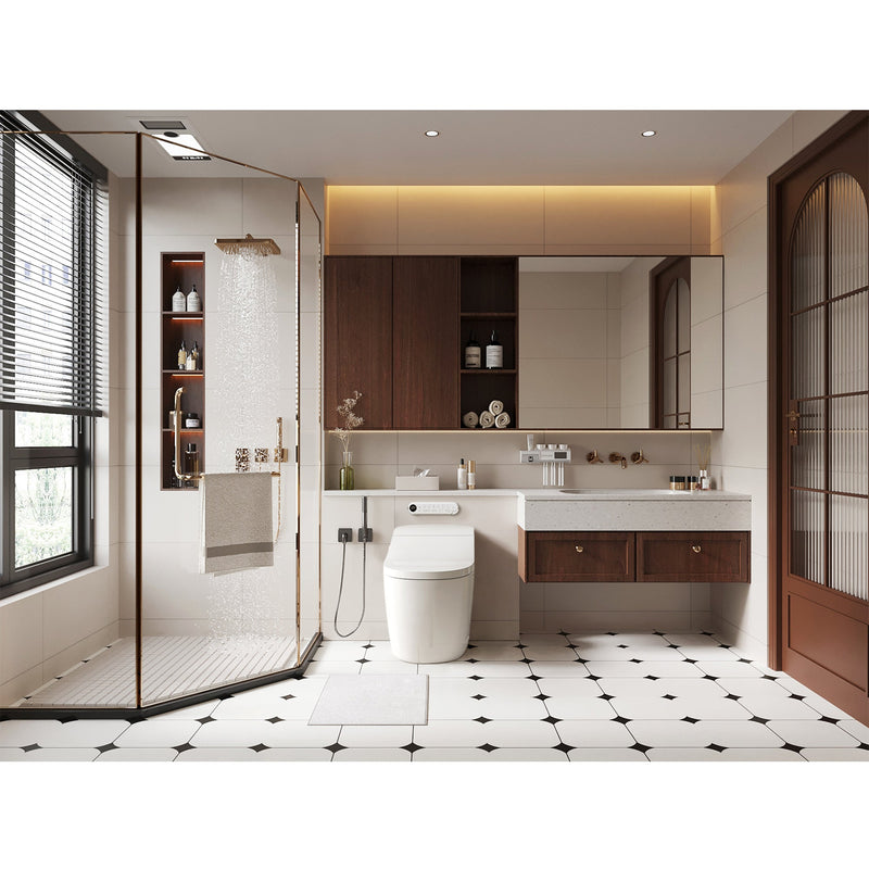 Vinnova 904028-PT-WH Vittuone Elongated  Smart Bidet Toilet ULTRA PLUS Version