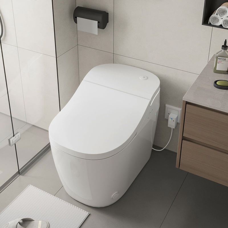 Vinnova 904028-PT-WH Vittuone Elongated  Smart Bidet Toilet ULTRA PLUS Version