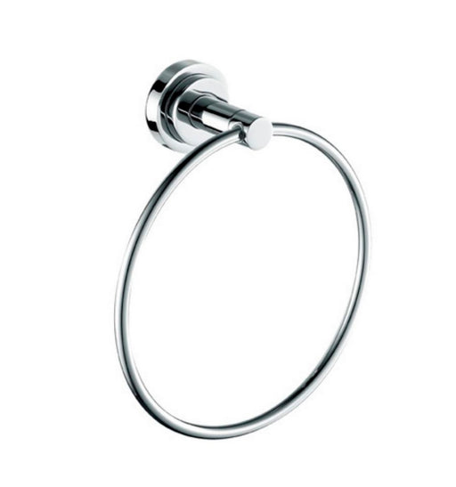 Kube Bath 92602 Aqua Rondo Towel Ring, Chrome
