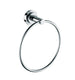 Kube Bath 92602 Aqua Rondo Towel Ring, Chrome